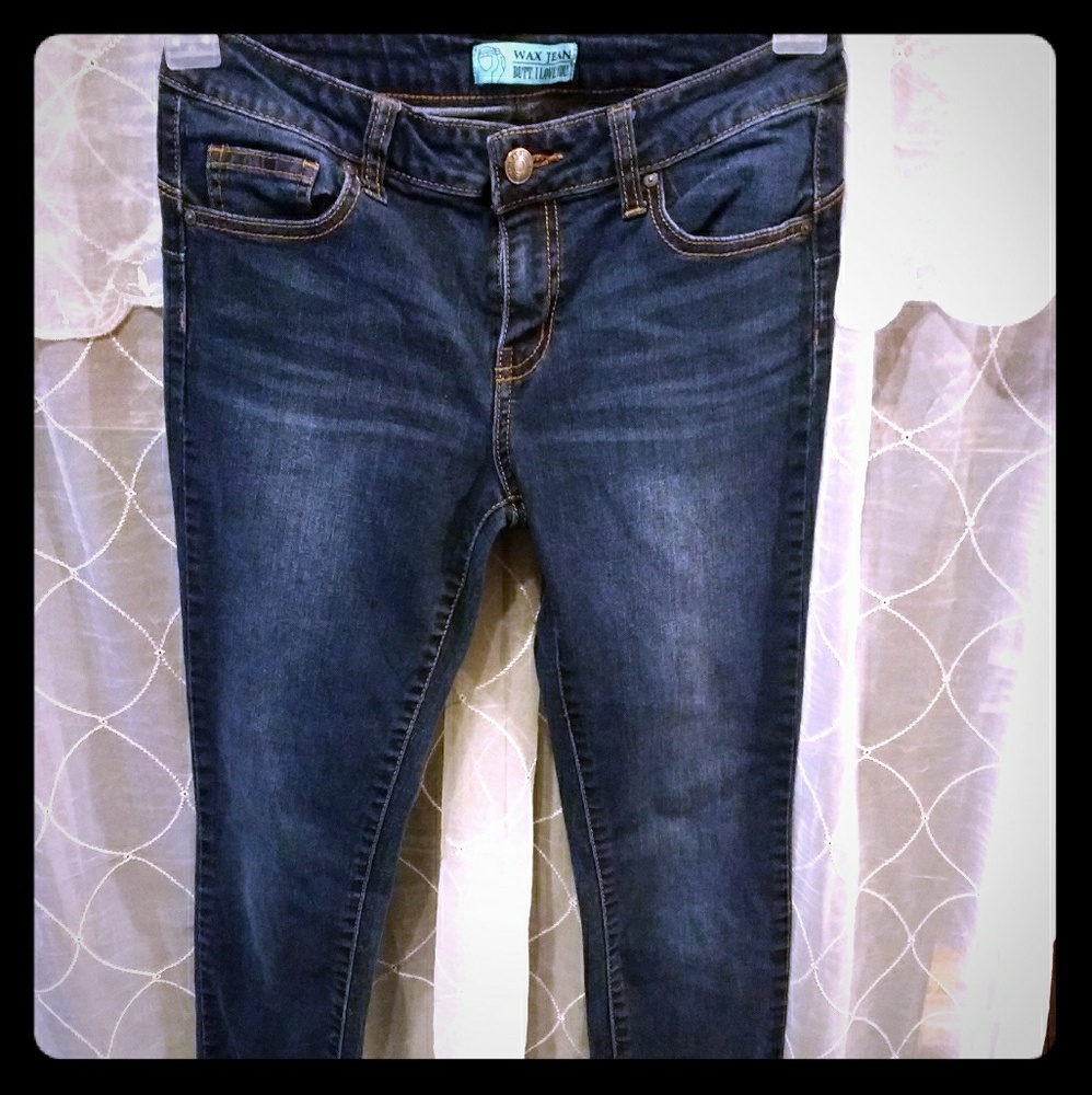 Wax jean "butt i love you"